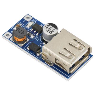 DC 5V 600 mA USB Çıkışlı Voltaj Yükseltici Regülatör Kartı-Step Up(Mavi Board)