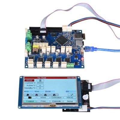 Duet 2 Wifi Anakart + 4.3 Dokunmatik Ekran Seti