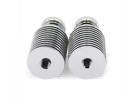 E3D V6 Alüminyum Soğutucu Gövde M6 Barrel Uyumlu(Gümüş)