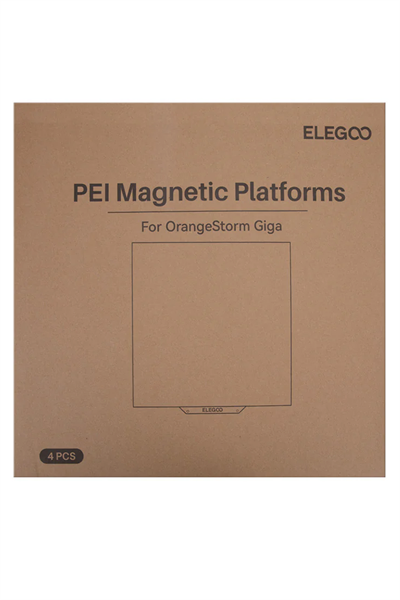 Elegoo Orange Storm Giga Çift Taraflı Pei Tabla Kiti-4 Adet