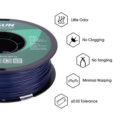 Esun PLA Plus Filament Koyu Mavi 1.75mm 1000gr