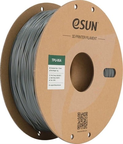 Esun TPU 95A Filament Gri 1.75mm 1000gr