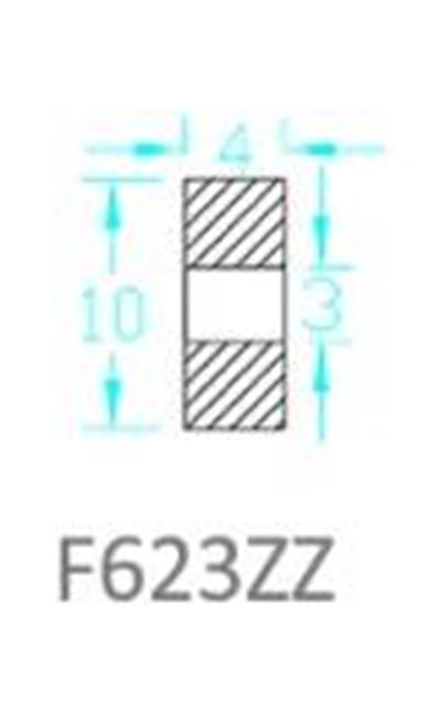 F623ZZ Rulman