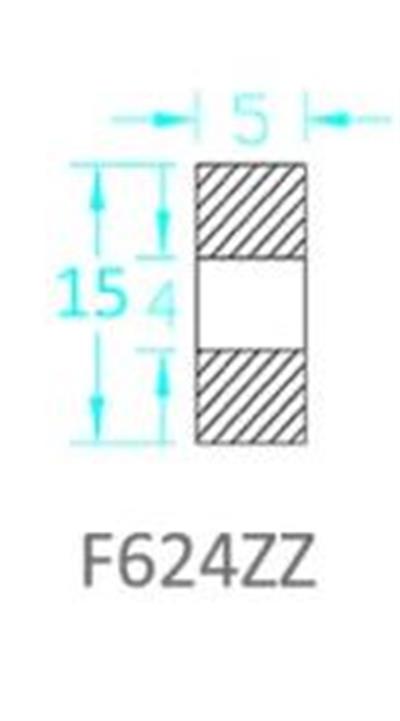 F624ZZ Rulman