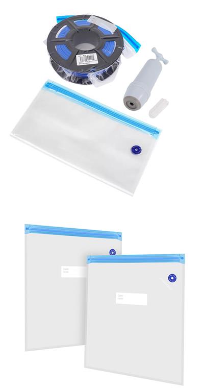 Filament Vakumlama Poşeti+Vakum Pompası(10 Poşet 1 Pompa 30x34cm)