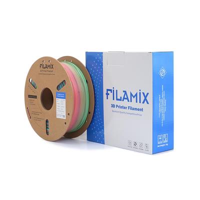Filamix PLA+ Filament 1.75mm 1Kg (100mm/s) Rainbow