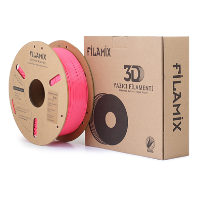 Filamix PLA Plus(PLA+)Filament 1.75mm 1Kg-Gül Pembe