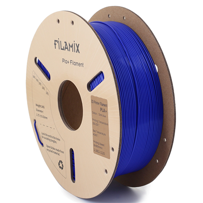 Filamix PLA Plus(PLA+)Filament 1.75mm 1Kg-Koyu Mavi