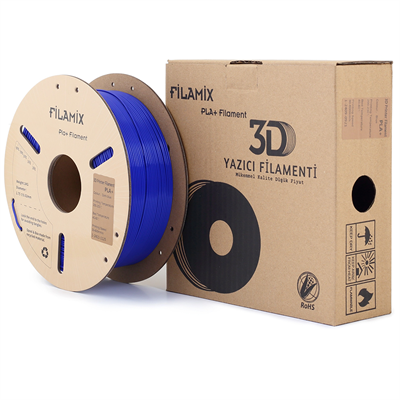 Filamix PLA Plus(PLA+)Filament 1.75mm 1Kg-Koyu Mavi