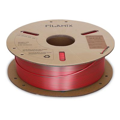 Filamix Silk Magic PLA Filament 1.75mm 1Kg-Kırmızı-Yeşil