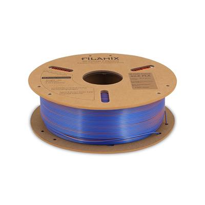 Filamix Silk Mystic PLA Filament 1.75mm 1Kg-Mavi-Yeşil-Turuncu