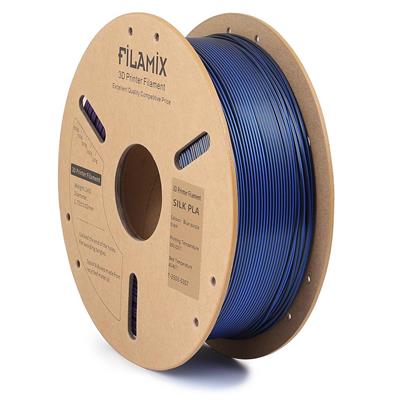 Filamix Silk Mystic PLA Filament 1.75mm 1Kg-Mavi-Mor-Siyah