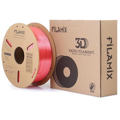 Filamix Silk PLA Filament 1.75mm 1Kg-Mercan Pembesi