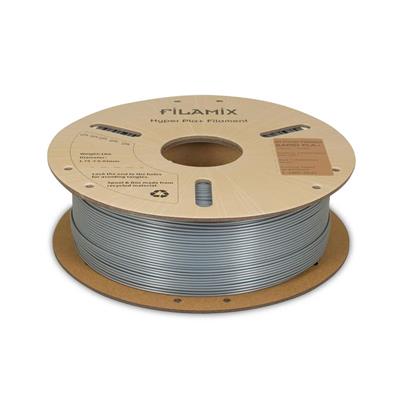 Filamix Yüksek Hızlı Hyper PLA+ Filament 1.75mm 1Kg-Gümüş