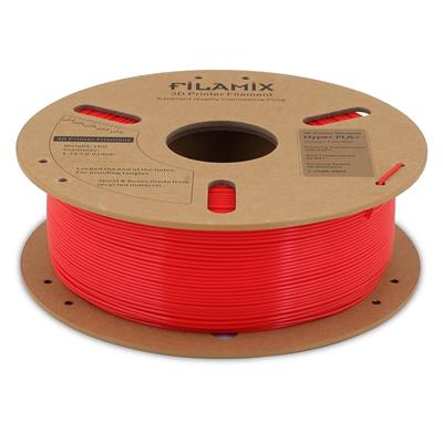 Filamix Yüksek Hızlı Hyper PLA+ Filament 1.75mm 1Kg-Gerçek Koyu Kırmızı