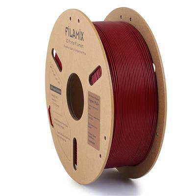 Filamix Yüksek Hızlı Hyper PLA+ Filament 1.75mm 1Kg-Bordo Kırmızı