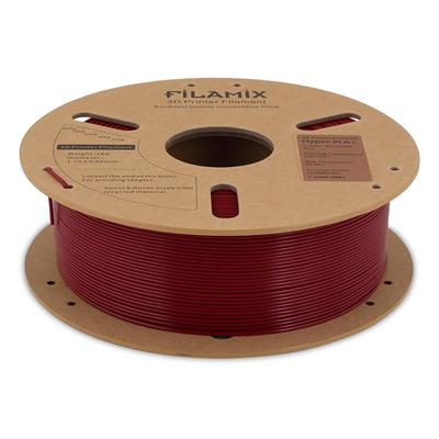 Filamix Yüksek Hızlı Hyper PLA+ Filament 1.75mm 1Kg-Bordo Kırmızı