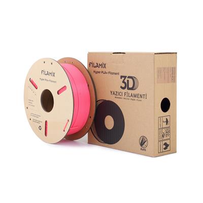 Filamix Yüksek Hızlı Hyper PLA+ Filament 1.75mm 1Kg-Gül Kırmızı
