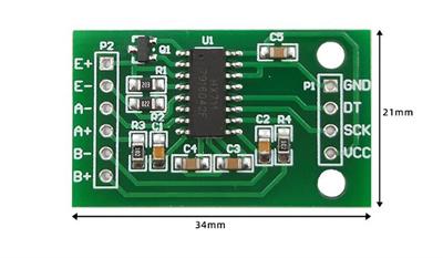 HX711 Çift Kanal Tartı Sensörü Modülü(Standart Versiyon)