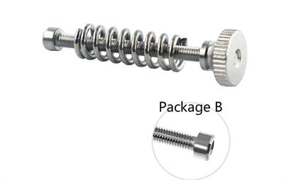 Isıtıcı Tabla Kalibrasyon Yay Seti M3 20 mm Gri Renk(4 Lü Set)