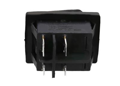 KCD2 201 Su Geçirmez Siyah ON-OFF Anahtar 4 Pin(Siyah)