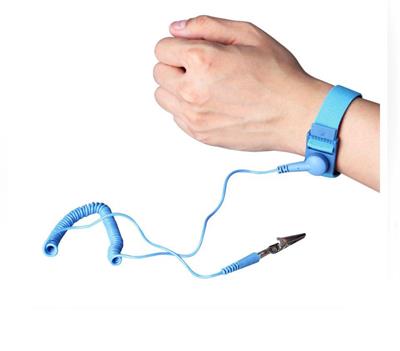 Kablolu Antistatik Bileklik TA-001 (Mavi)