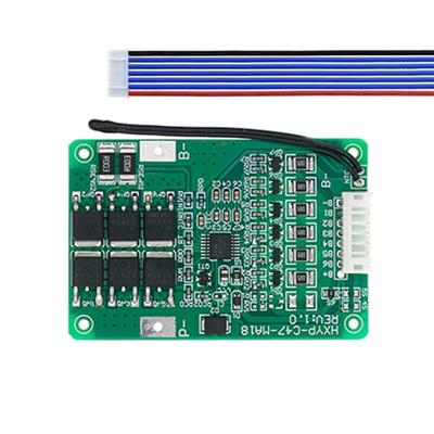 Kablolu Soketli 6S 20A BMS 25.2V 18650 Lityum-LiPo Pil Şarj Koruma Modülü-Termistörlü