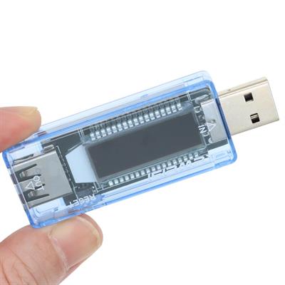 Keweısı KWS-V20 Led Ekranlı Usb Voltmetre Ampermetre Usb Sarj ve Kapasite Cihazı(3-9V 0-3A)