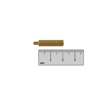 M3x20mm Pirinç Dişi-Erkek Elektronik Kart Yükseltici-Aralayıcı-Spacer-Distans(Standoff)-50 Adet