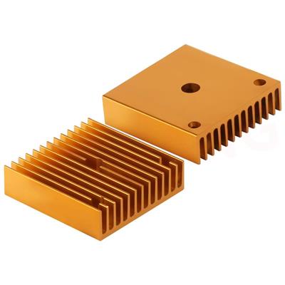 MK7-MK8 Pasif Soğutucu Blok Altın-Type B(40x40x11mm)