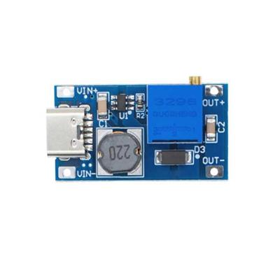 MT3608 2A Dc-Dc Voltaj Yükseltici Güç Modülü Type-C Soketli