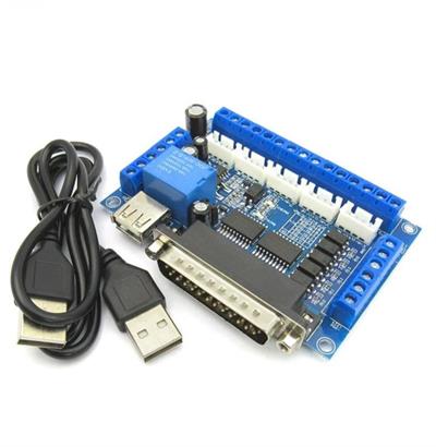 Mach3 Uyumlu 5 Eksen Cnc Kontrol Kartı(Lpt)