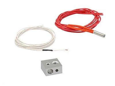 Mk8 Kare Blok+Termistör+12v Fişek Set