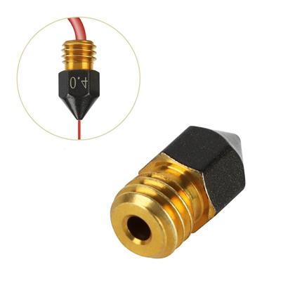 Mk8 Teflon Kaplı Pirinç Nozzle Creality Ender 3 Pro-V2-Cr10 Uyumlu(0.4mm)