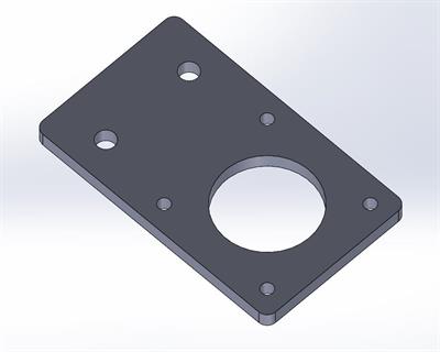 Nema 17 Düz Motor Tutucu(30x30 Sigma İçin)