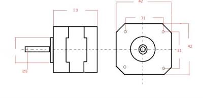 Nema 17 Step Motor(17HS2408)