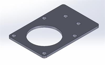 Nema 23 Düz Motor Tutucu(30x30 Sigma İçin)