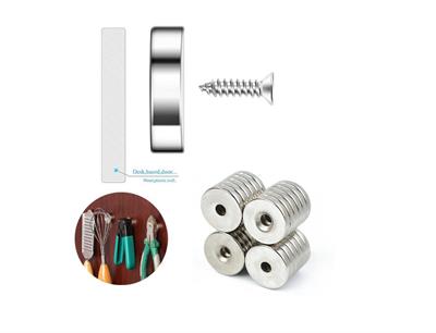 Neodyum Mıknatıs 15X5 Delik Çapı 5mm