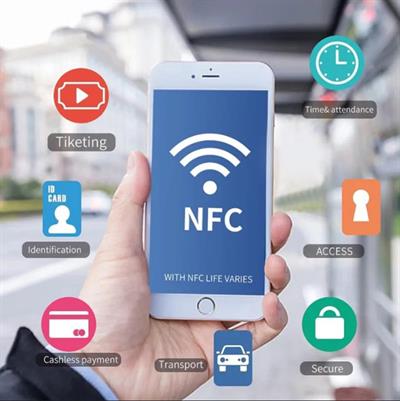 Ntag215 13.56Mhz 25 mm Yuvarlak Nfc Tag-Okunup Yazılabilir