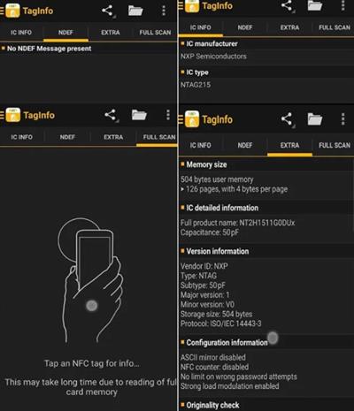 Ntag215 13.56Mhz 25 mm Yuvarlak Nfc Tag-Okunup Yazılabilir