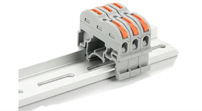 PCT-211 Ray Tipi Hızlı Bağlantı Klemensi(2-4mm)