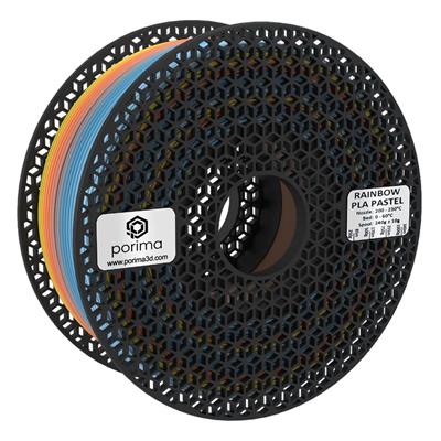 Porima PLA 1.75mm Pastel Rainbow Filament 1Kg