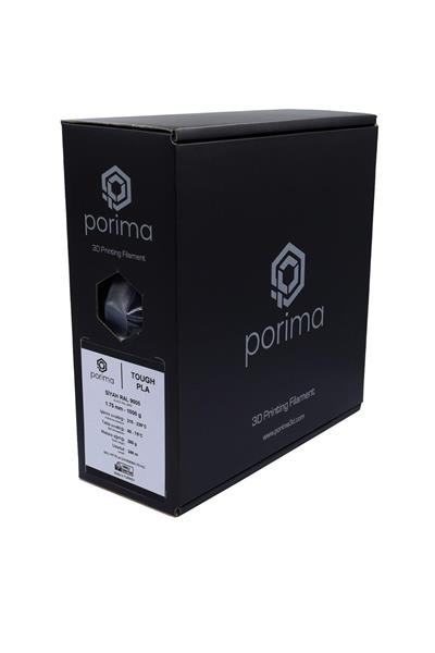 Porima Tough PLA 1.75mm Siyah RAL9005 Filament 1 Kg
