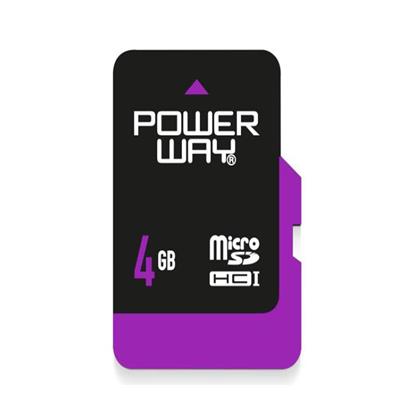 Powerway 4 GB Micro Sd Hafıza Kartı Adaptör Dahil