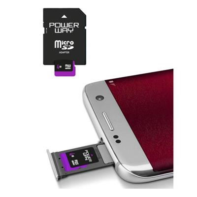 Powerway 4 GB Micro Sd Hafıza Kartı Adaptör Dahil