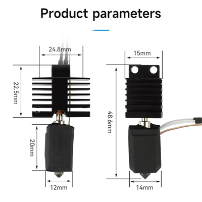 Qidi Tech X Plus 3-X Max 3-X Smart Yükseltilmiş Hotend Kiti