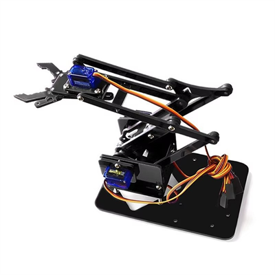 Robot Kol Plexi Şasesi-Sg90 Mg90S Uyumlu