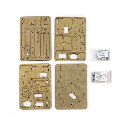 Robot Kol Plexi Şasesi-Sg90 Mg90S Uyumlu