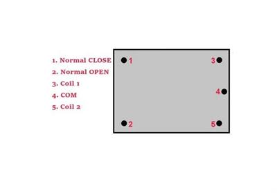 Röle 5VDC 250v 10A 5 Pin SRD SL C RELAY Mavi