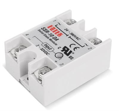 SSR-10DA (10A) Solid State Röle (Geliştirme Kartlarıyla Uyumlu)